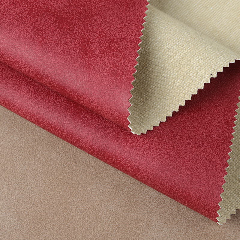 Picture of Factory retro color sheep bar garment leather scratch-resistant pu leather clothing bags artificial leather color wash leather wash