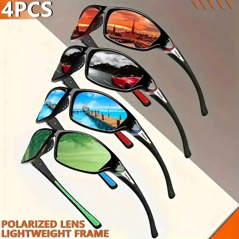 Polarized colorful film series glasses sports sunglasses D120 men's dust glasses riding glasses wholesale 336