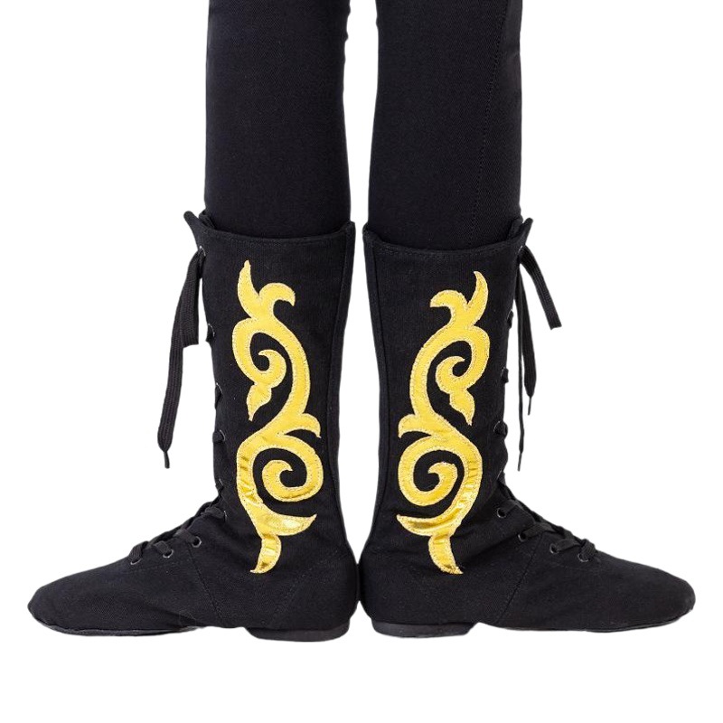 New Sitang Soft Bottom Dance Shoes Men and Women Mongolian Dance Boots Folk Dance Boots Yoga Dance Aerobics Gymnastics Xizang