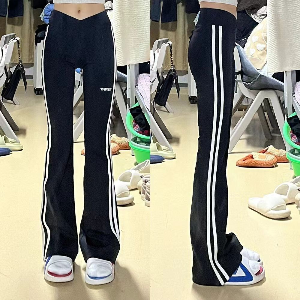 Sports Pants Hot Girl Sports Flared Pants Women's INS Spring Casual Slimming Yoga Pants
