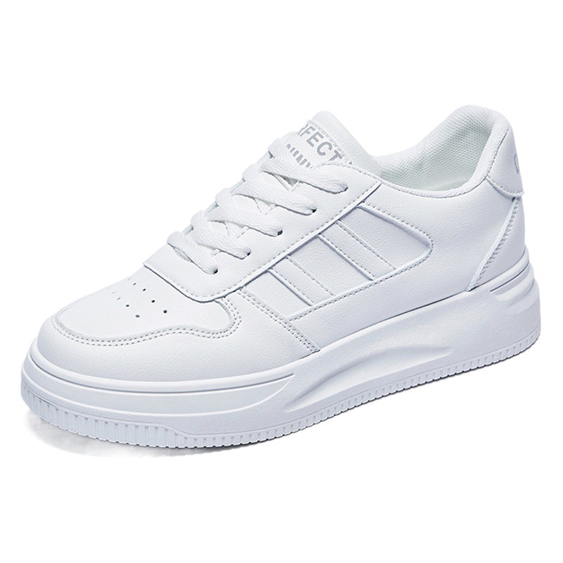 New style white shoes all-match thick-soled lightweight women's board shoes student shoes waterproof comfortable women's sneaker women's casual shoes