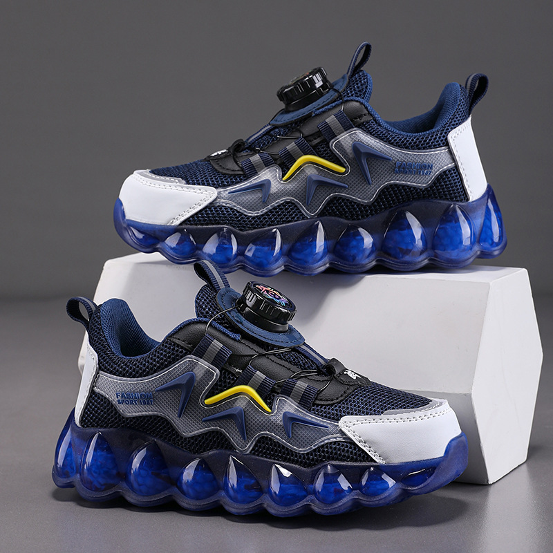 Children's sneaker Large Children's Light Running Shoes 2024 New Autumn Boys Mesh Shoes Spring Breathable Mesh Surface