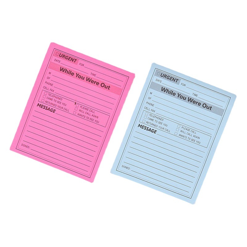 Spot Post-it Notes Cross-border Special for Telephone Message Notes Color Fluorescent Notepad