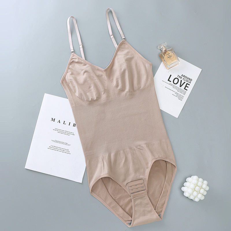 Picture of European and American plus size Postpartum Hip Lifting Seamless Body Shaping Clothes Women's Belly Tinting Sling Body Beauty Underwear