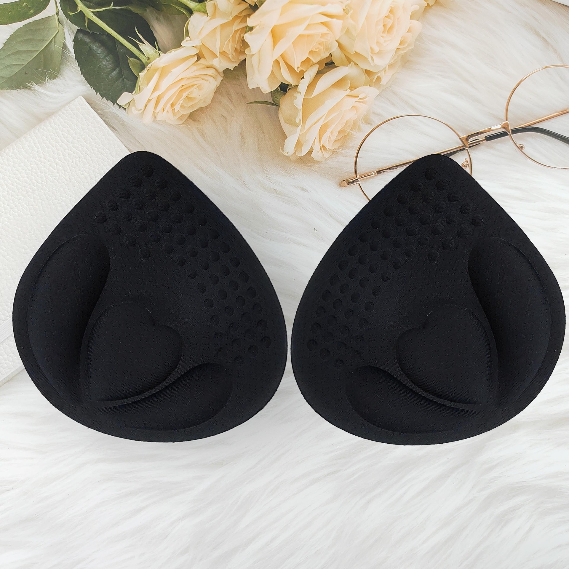 Picture of Water Drop Cup Integrated Ultra-Thick Sports Bra Pad Insert for Beautiful Back, Small Chest, One-Piece Flat Chest, Makes It Look Bigger, Thickened and Thin