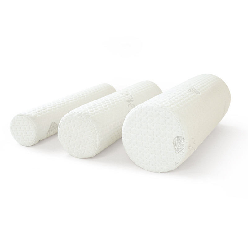 Picture of Neck Pillow Round Head Pillow Cervical Pillow Memory Foam Pillow Core Cylindrical Pillow Cervical Pillow Cervical Pillow Lumbar Pillow
