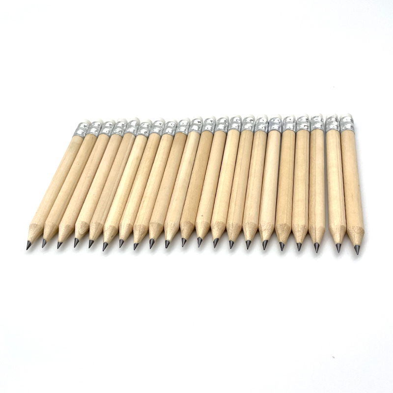 Picture of Log Short Pencil 10mm Golf Short Pencil Student Hb Short Pencil Lottery Amazon