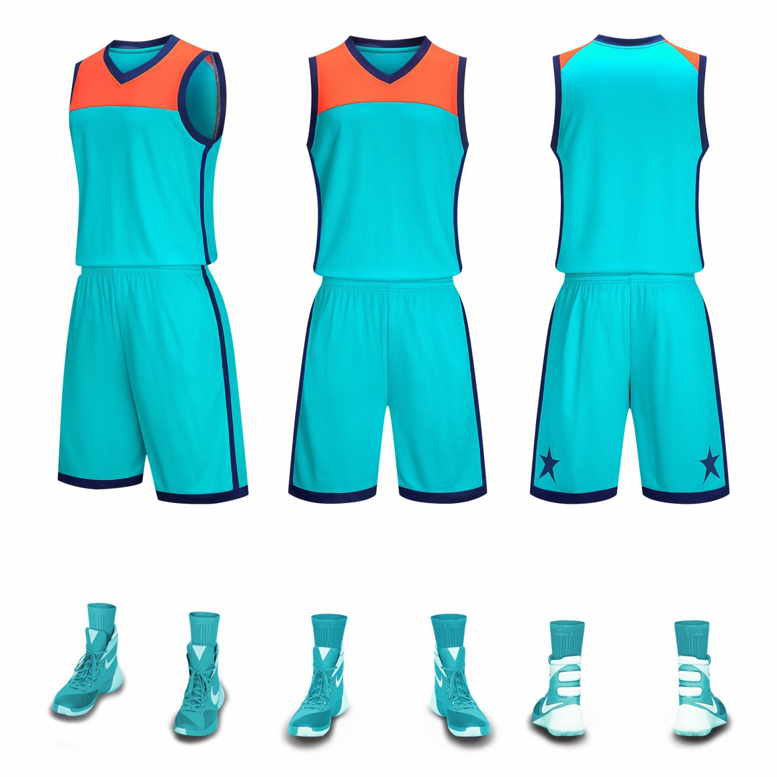 Picture of New in stock Basketball Suit suit Adult Children Fitness Suit Men's Basketball Training Game Breathable Sleeveless Ball Suit Summer