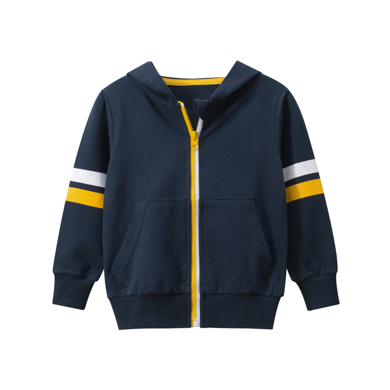 Picture of 27Kids Kidsren's Clothing Korean Style Kidsren's Jacket 2025 Spring New Product Boys Zipper Shirt Baby Clothes One Piece Consignment