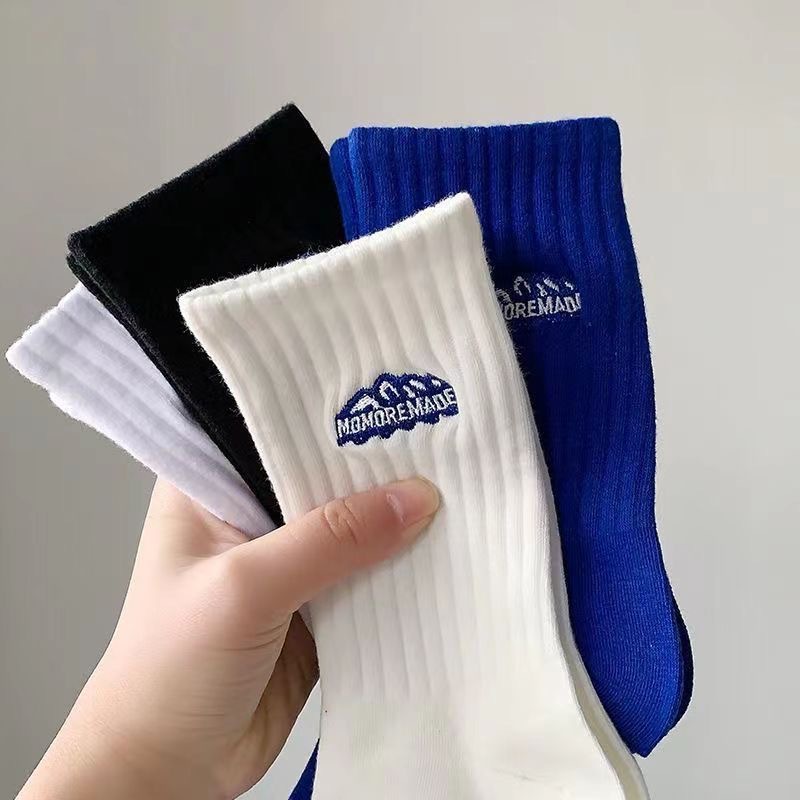 Zhuji socks men's summer deodorant sweat-absorbent socks spring and autumn non-embroidery sports stockings basketball fashionable socks