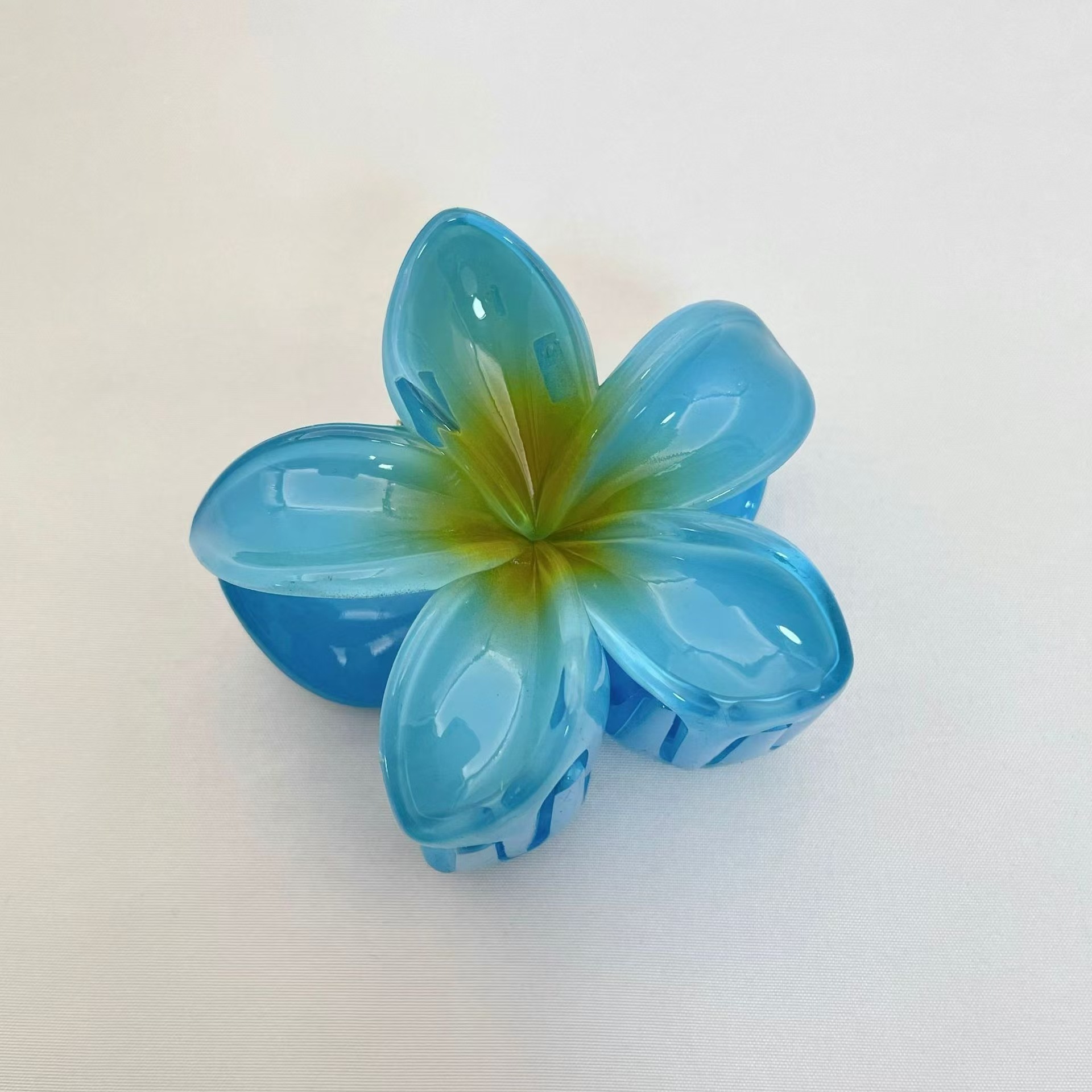 Picture of Cross-border egg flower clip large high-grade gradient Flower hairpin back head updo ponytail shark clip headdress