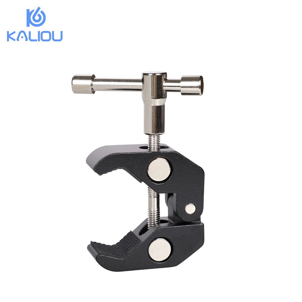 Picture of Photography equipment powerful clip magic arm connection universal hawk mouth clip all-metal fixed clip large crab clamp