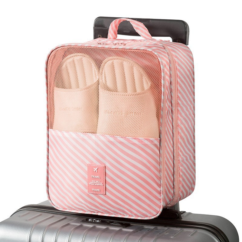 Picture of New travel storage three-layer shoe bag Oxford cloth upgrade shoe bag waterproof storage bag travel portable storage shoe bag