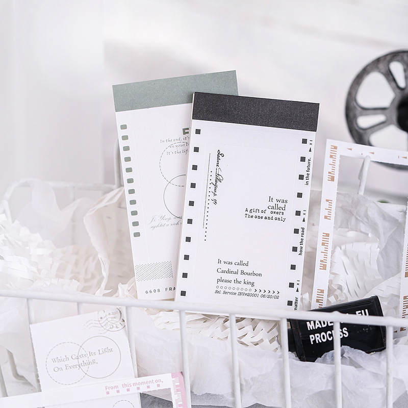 Good Day Tearable Note Pad Film Note Series Handbook Material Catch Decorative Collage Base 6 Types