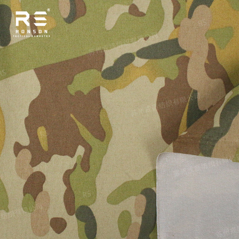 Picture of 228T Taslon 3-in-1 composite nylon hardshell softshell jacket fabric, new Australian camouflage, infrared protection