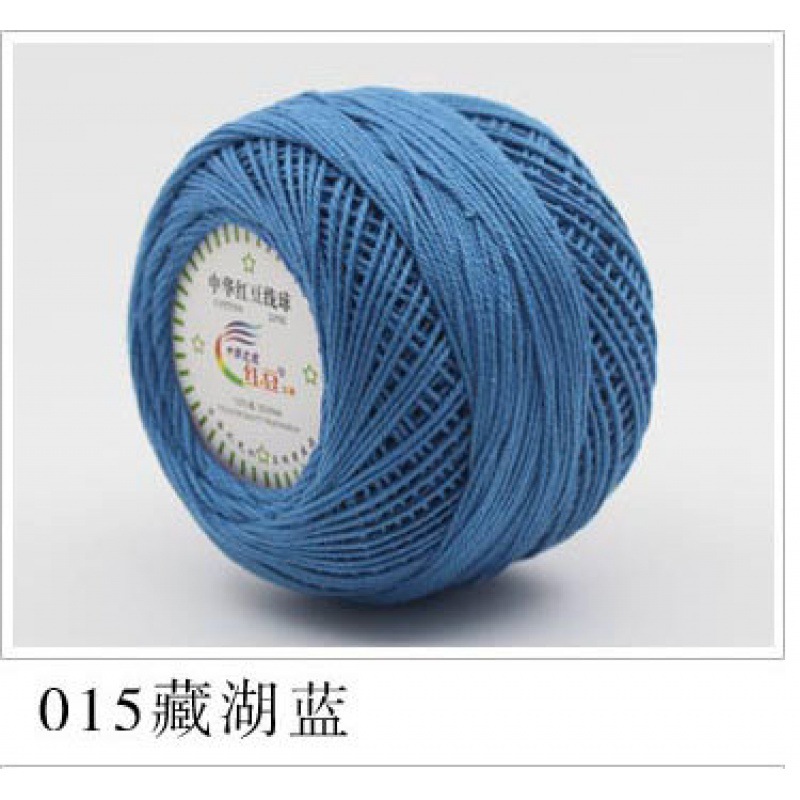 Picture of Red bean No. 3 lace cotton thread manufacturers wholesale and retail spring and summer hand-woven wool lace cotton diy