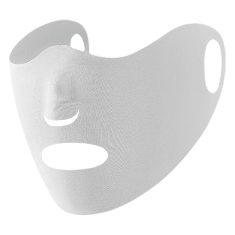 Summer New Ice Silk Sunscreen Mask for Women, Breathable, Thin, Moisturizing, Traceless, Ear-Hanging Sunshade Mask Xkz51