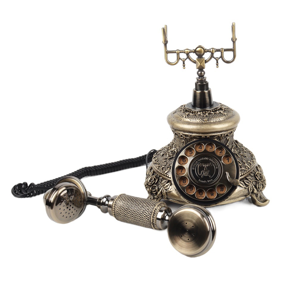 Cross-Border Retro Recording Telephone Antique Hotel Wedding Message Fixed Landline Telephone Recording Telephone Wholesale