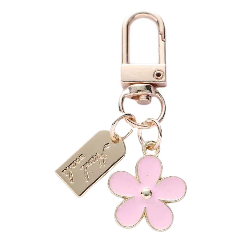 Korean ins Metal Daisy Keychain Niche Flower airpods Bluetooth Headset Protective Cover Accessories Pendant