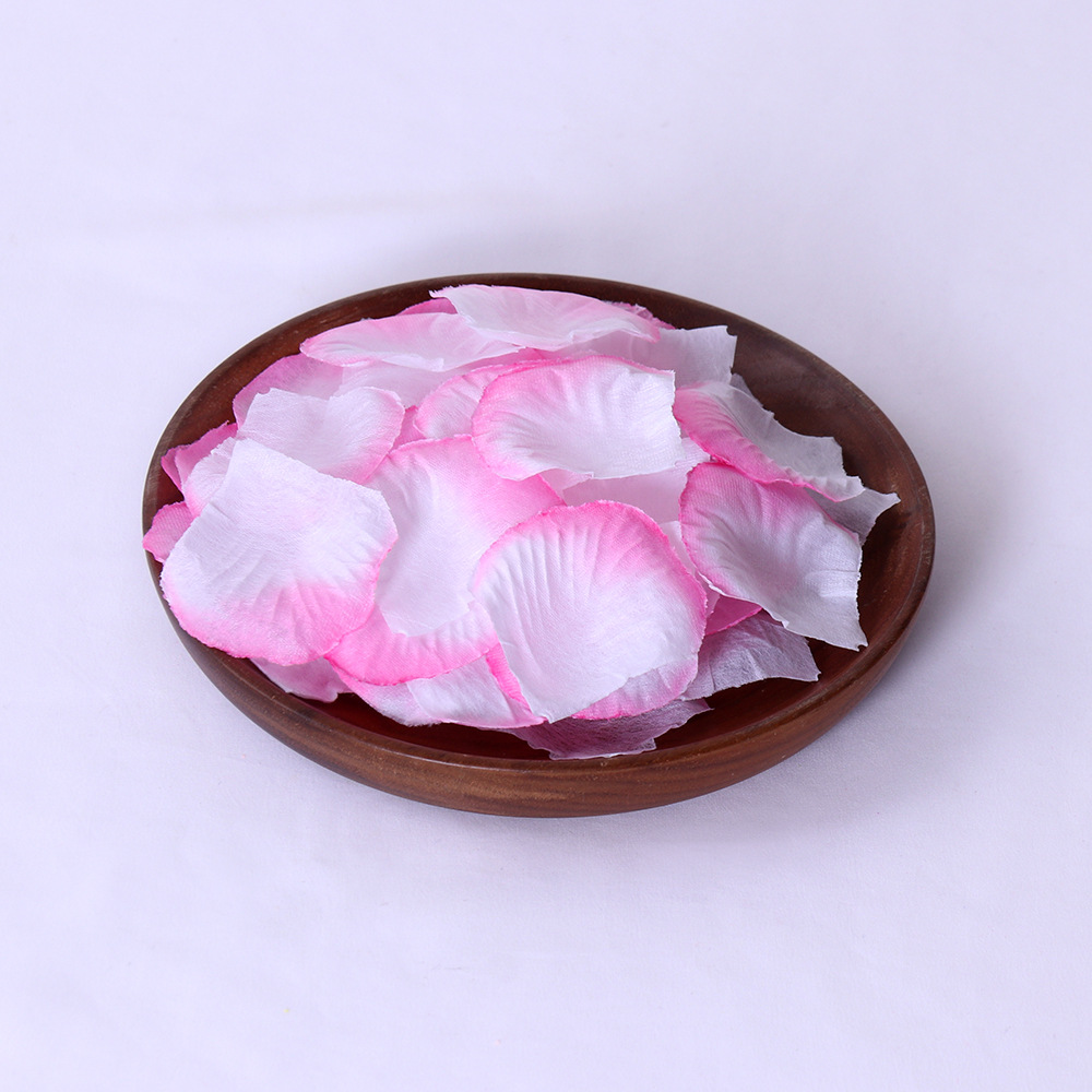 Picture of Non-woven fabric stacked 1000 pieces of rose petals wedding bar celebration hand decorative props artificial flower generation