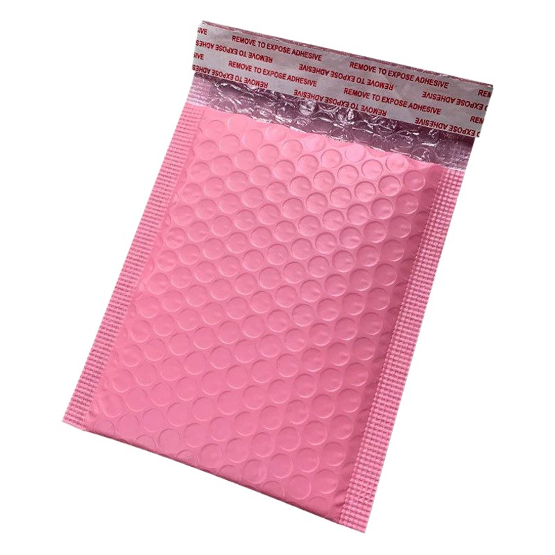 Co-Extruded Film Thickeneded Pink Bubble Bag Bubble Express Bag Packaging Bag Bubble Bag Bubble Envelope Bag Shenzhen Factory