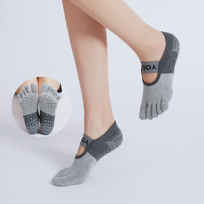 [Drop Shipping] Yoga Socks, Five-Toe Socks, Summer Women's Yoga Non-Slip Socks, Pilates Special Socks, Five-Toe Socks, Floor Socks