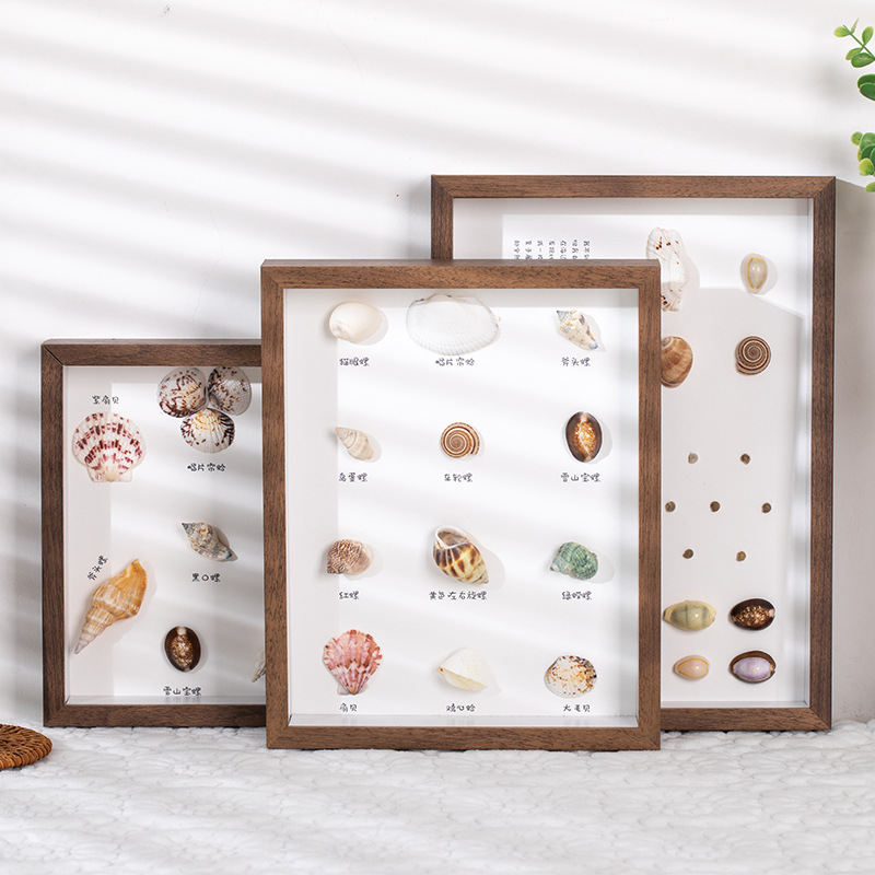 Picture of Specimen frame lighting painting hollow three-dimensional photo frame DIY creative dried flower Chinese decorative picture frame manufacturers wholesale 678 inch