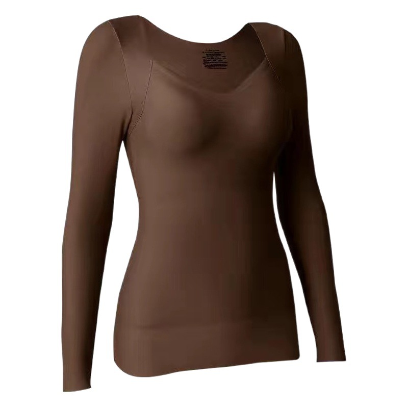 Hyaluronic Acid Inner Layer Base Layer for Autumn and Winter, Outerwear Base Layer with Elastic Straps, Chest Pads, Thermal Underwear, Heating Waist and Back Protection