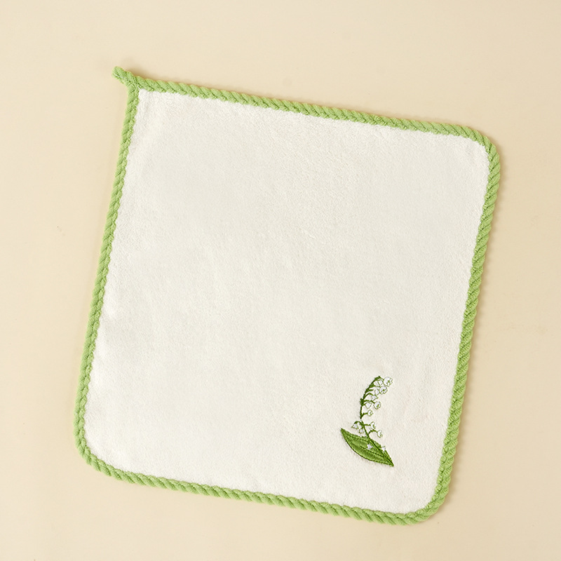 Picture of Souvenir Towels for Bridesmaids, Floral Embroidery, Baby Full-Month Gifts, Small Return Gifts, Women's Day Small Gift Designs