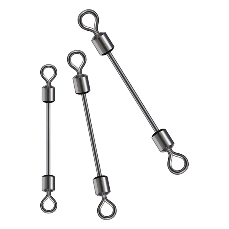 Fish π double head swivel lead leather seat main line sub-line connector quick connector lead piece swivel accessories wholesale