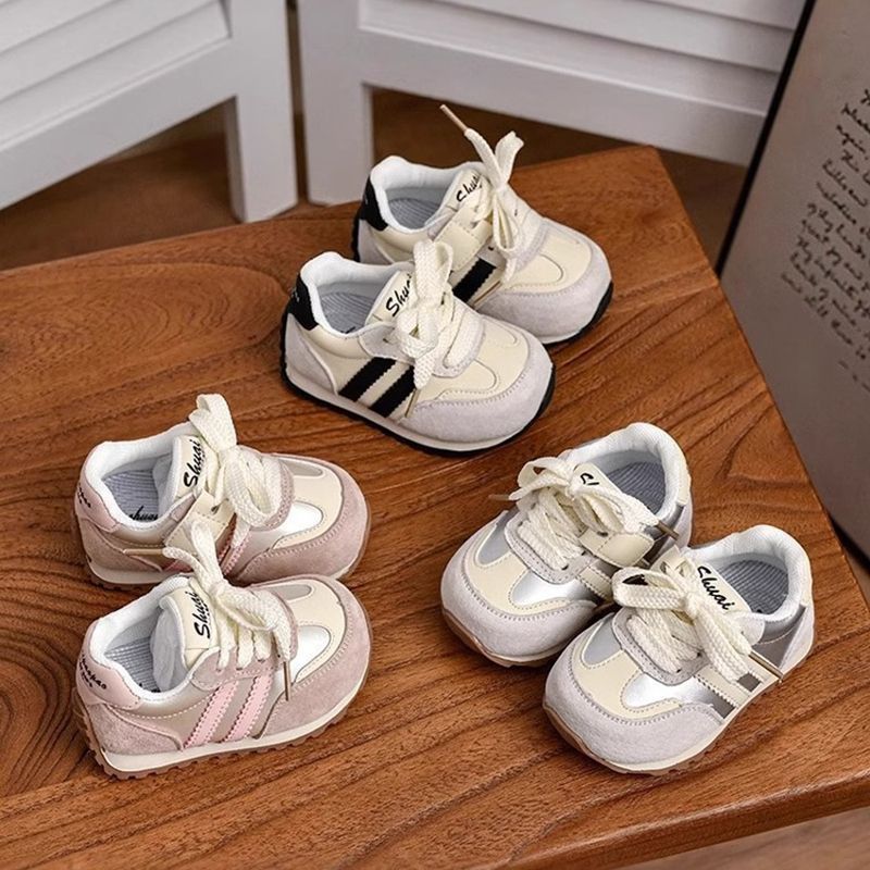 Korean Style Baby Shoes Soft Sole 2025 Spring New Arrival Baby Girl Toddler Shoes Children's Forrest Gump Shoes Boys sneaker