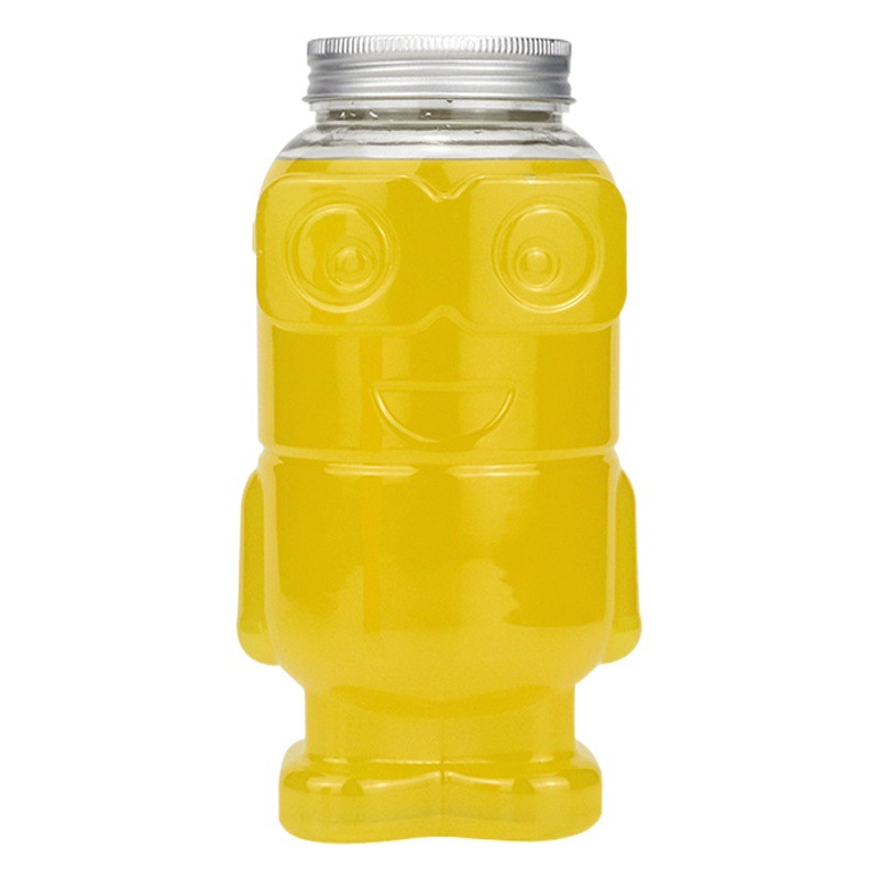 Manufacturer's Spot Food Grade 500ml Juice Bottle 52 Caliber Plastic Bottle Milk Tea Pet Drink Popular Doll Bottle