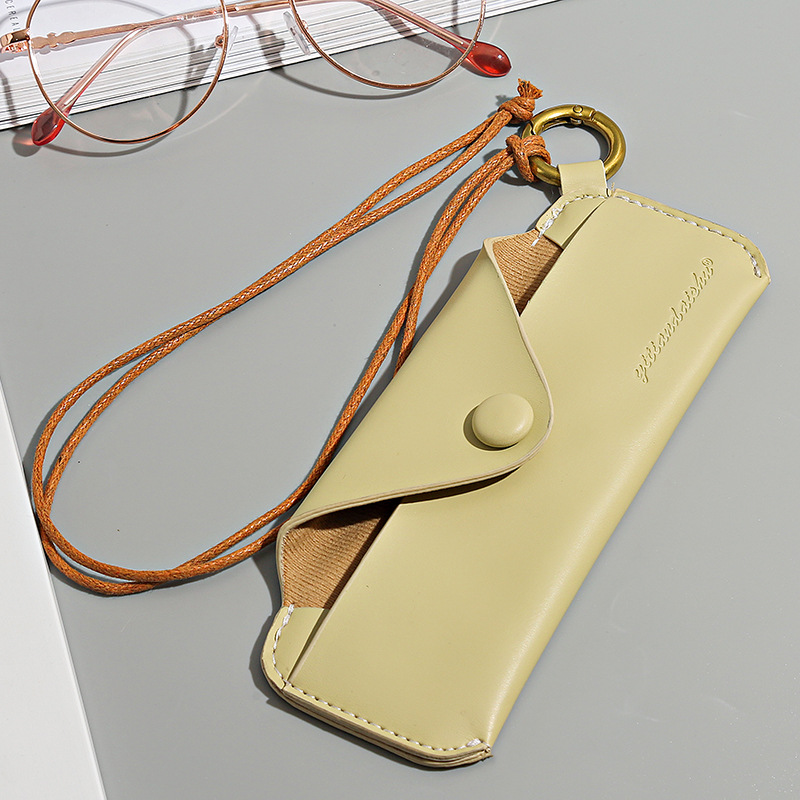 Picture of Cross-Border Trendy Products Supply Portable Glasses Shoulder Bag Mirror Case Sunglasses Case New Glasses Case Glasses Bag Protection Halter