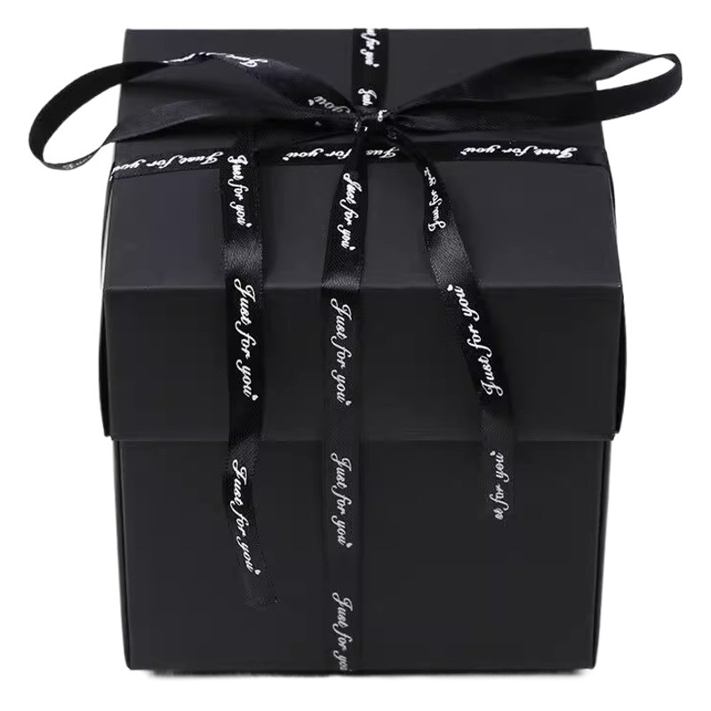 Cross-border exclusive quadrilateral surprise explosion box diy handmade creative semi-finished album couple gift wholesale