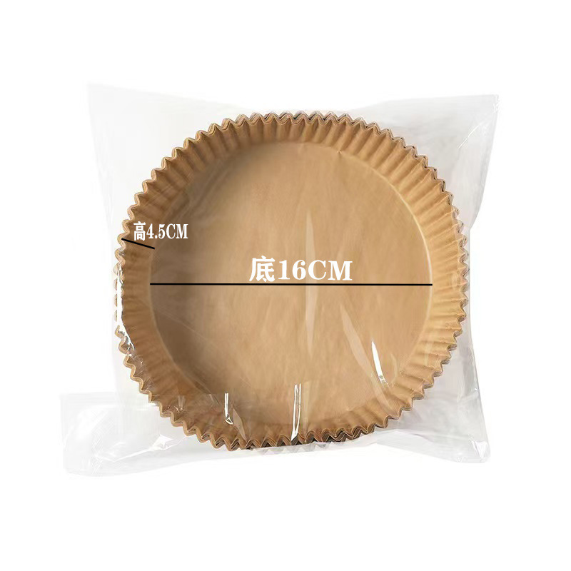 Picture of Cross-border supply air fryer paper special paper rectangular oil paper square paper tray baking round oil paper pad wholesale