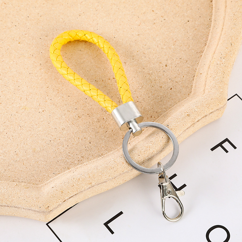 Picture of Carefully Selected Cross-Border Leather Rope Keychain Pendant Car Keychain Pendant Metal Accessories Jewelry Small Gifts Wholesale