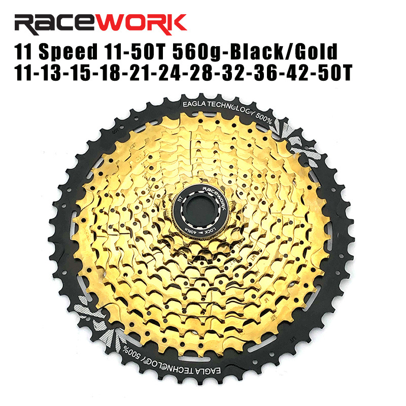 Picture of Racework Bicycle Cassette Flywheel 11-Speed 50t Mountain Bike Tower Wheel Large Gear Modification Climbing Gear Cycling