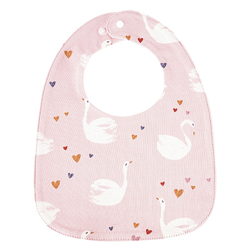 Yinmei baby waterproof bib U-shaped bib children's eating bib baby pure cotton waterproof spitting milk bib