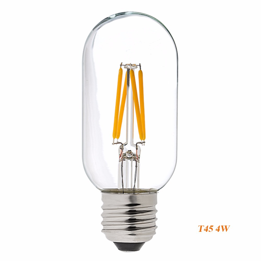 Picture of T45 bulb T tube support dimming bulb e27 screw mouth warm light decorative light source retro led light source 110V cross-border