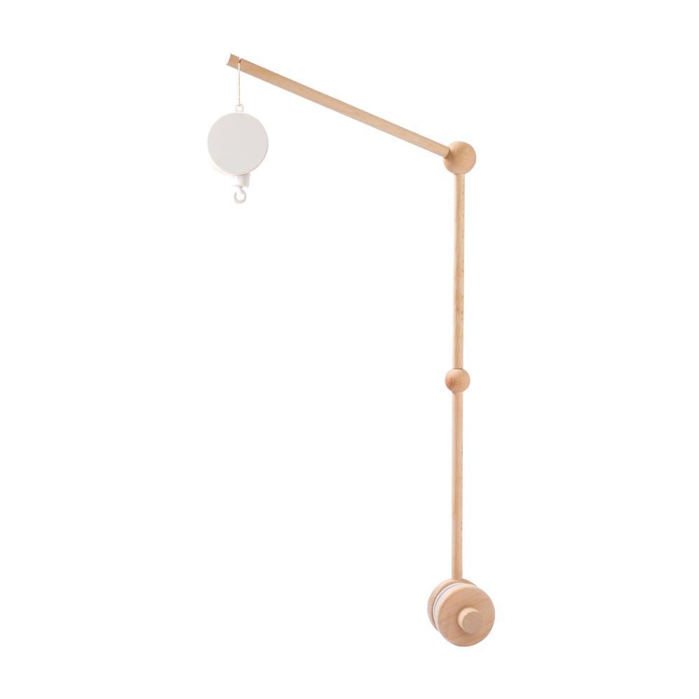 Picture of Amazon Simple Baby Bed Bell Wooden Bracket Mosquito Net Hanging Pole Bed Bell Accessories Newborn Comfort Bed Bell Bracket