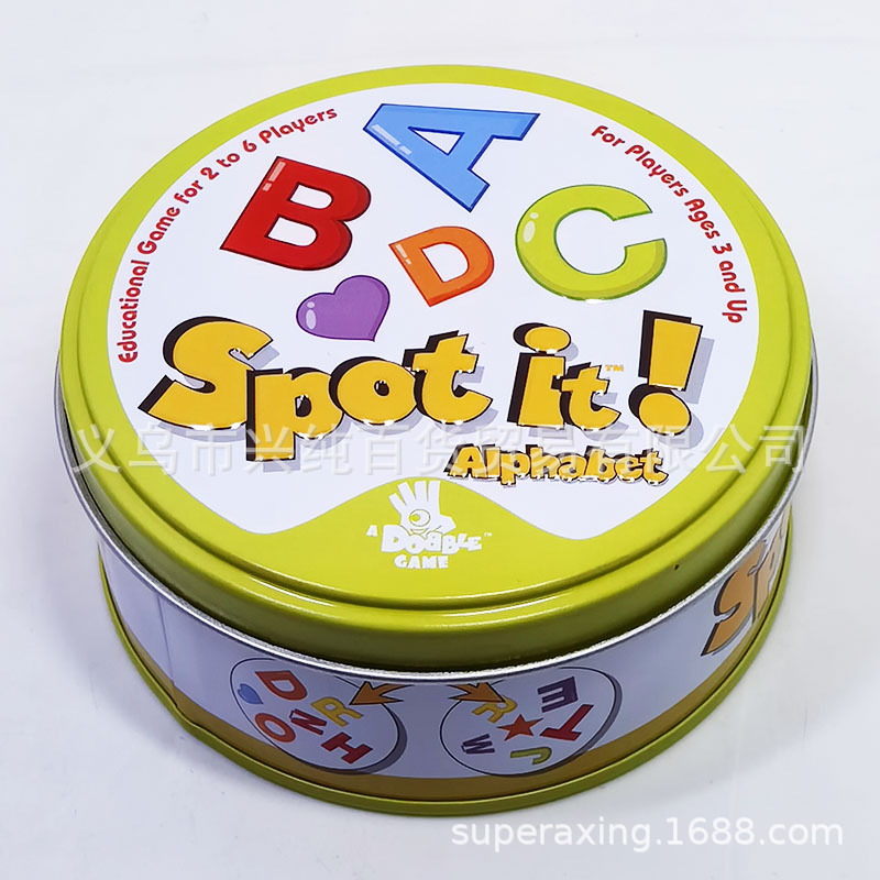 Picture of Direct Sales Hot-Selling Spot It Card Dobble English Board Game Find Your Sister Large Quantity