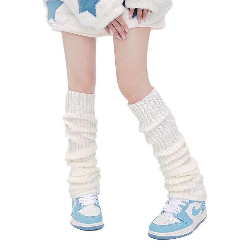 Socks white women over the knee autumn and winter leg cover long autumn calf hot girl winter jk socks spring and autumn pile socks