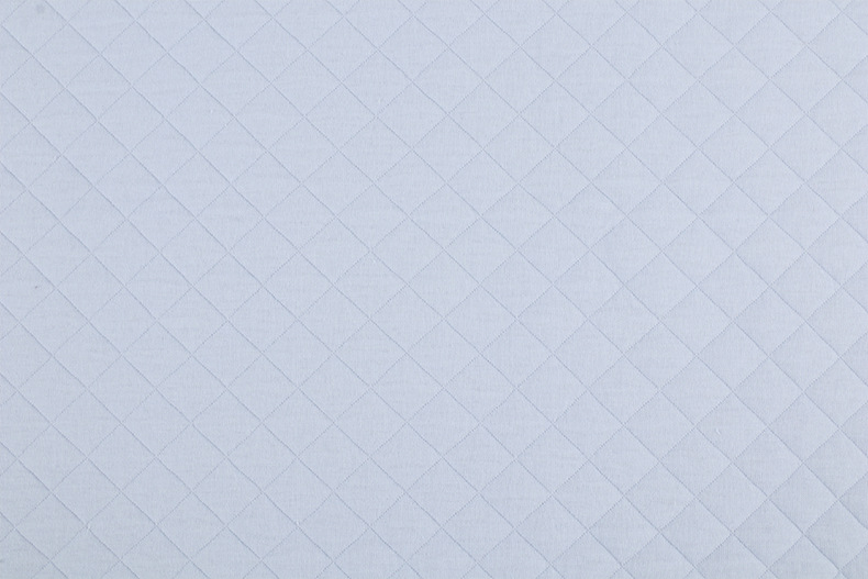 Picture of 2cm diamond lattice jacquard air layer knitted air layer quilted fabric autumn and winter baby cotton clothes pajamas fabric