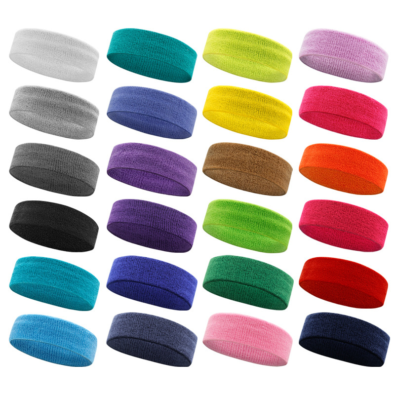 Picture of Factory Direct Sales Sports Elastic Protective Headband Knitted Headband Towel Material Yoga Headband Breathable Sweat-Absorbent Wholesale