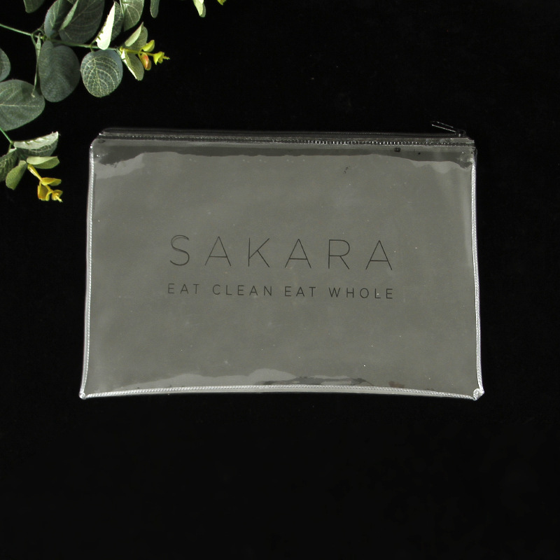 Pvc Transparent Ziplock Bag Customized Fashion Cosmetics Toiletries Packaging Bag Customized Transparent Tpu Zipper Bag