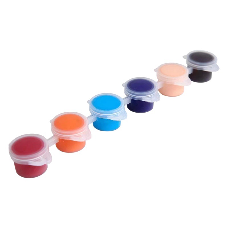 Gypsum Kite 12 Color Siaman Pigment Children DIY Painting Graffiti Acrylic Pigment 3ml Acrylic Pigment Wholesale