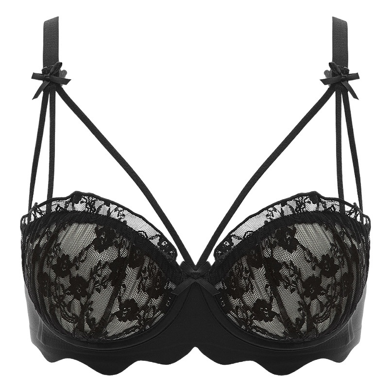 Push-Up Underwear Women's Small chest large flat chest special thickened breast-receiving anti-sagging bra lace underwear suit