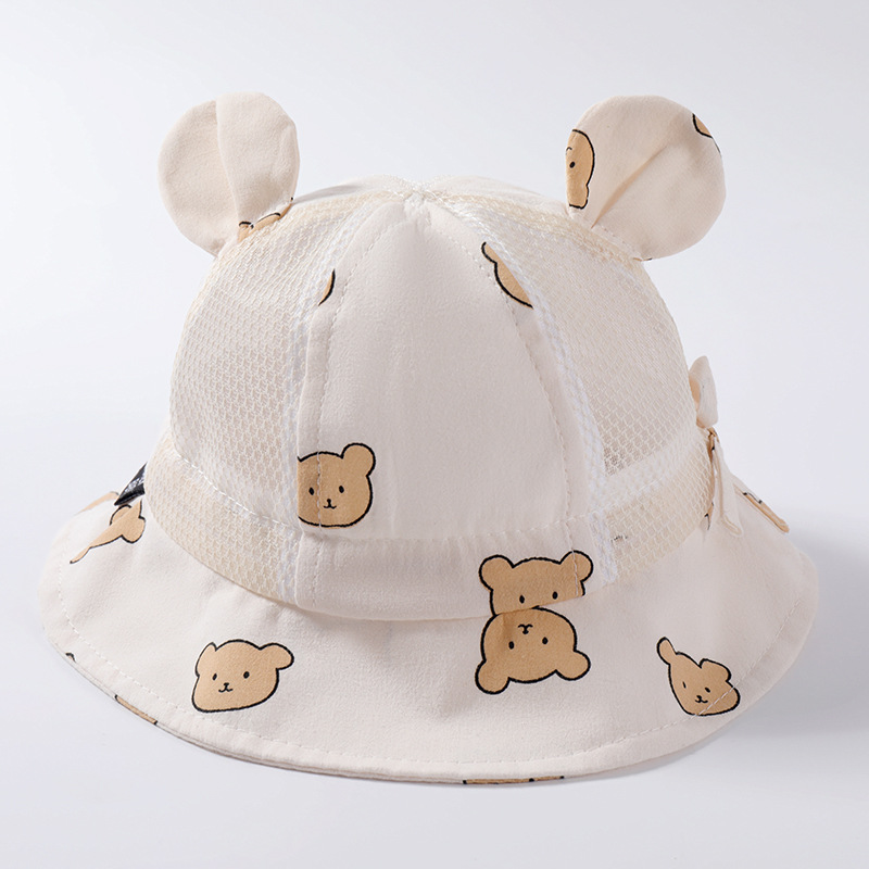 Picture of Children's Baby Hat Baby Autumn Spring Summer Spring Sunscreen Hat Sunshade Hat for Boys and Girls Fisherman Baby Basin Hat