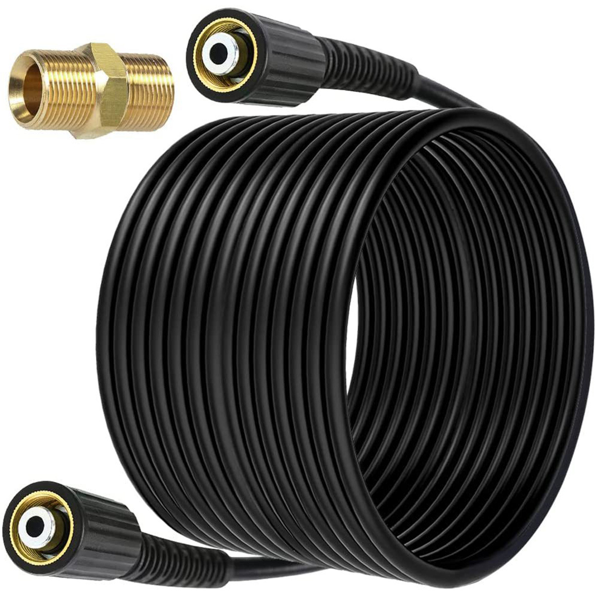 15M M22 High Pressure Washer Hose 1.0/44inch 0PSI Electric Pressure Washer Hose