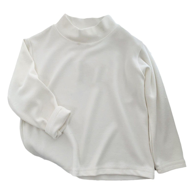 Develvet children's all-match turtleneck warm bottoming shirt autumn and winter children's clothing fun cute children's long-sleeved T-shirt top